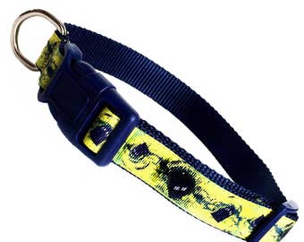 DOCTOR WHO inspired TARDIS in the vortex click quick release dog collar
