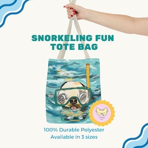 Chihuahua schnorcheln Strand Tragetasche | Lustige kleine Hund Strand Tasche für Sommer Pool Tasche & Reisetasche für kleine Hunde-Liebhaber Nettes Geschenk für Hundemama