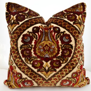 Patterned Velvet Pillow Cover,Red Velvet pillow cover,Damask Velvet Pillow Cover ,Blue  Velvet Pillow Cover