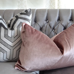 Pink Velvet Pillow Cover, Pink Pillow Cover pink soft cushion cover pink accent pillow cover  pink throw pillow