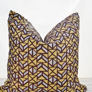 Burgundy Red Velvet Pillow Cover, Geometric  Velvet Pillow Cover,Patterned Velvet Pillow Cover,Yellow Velvet Pillow Cover