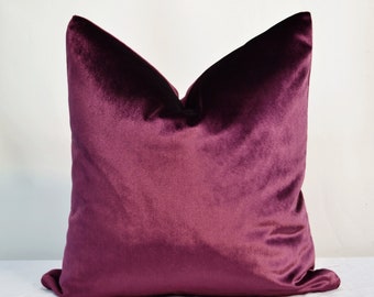 Luxurious Pink Velvet Pillow Cover  Soft, Elegant, and Chic, Cyclamen Velvet Pillow Cover - Vibrant Pink for a Pop of Color, Cherry Pink