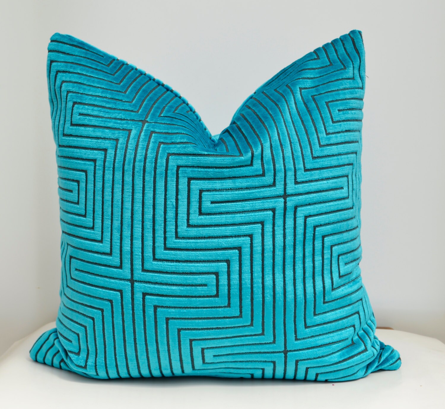 Blue Velvet Pillow CoverTurquoise Velvet Pillow Etsy