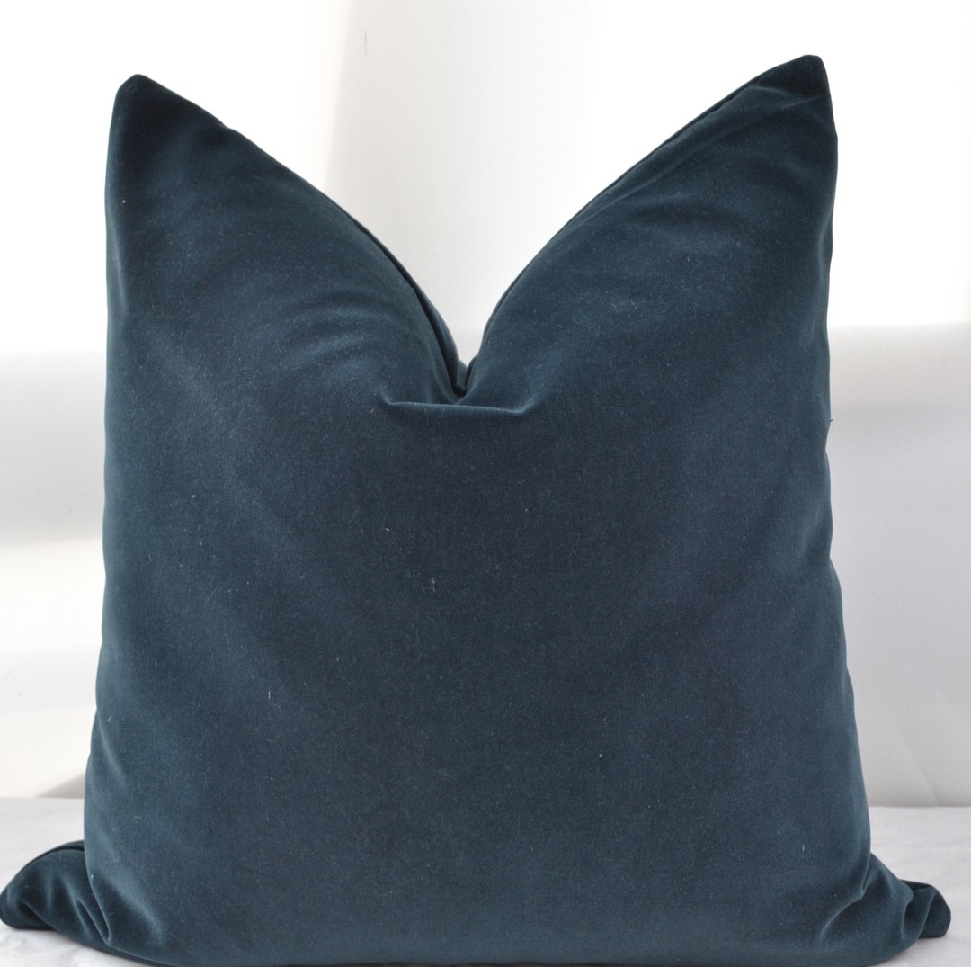 Navy Pillow Cover, Navy Velvet Pillow Cover,navy Blue Velvet Pillow