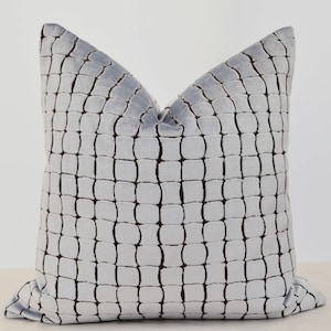 Blue Velvet  Pillow Cover,Mosaic Pattern Pillow Cover,Pebble Pillow Cover,,Grey Velvet Pillow Cover