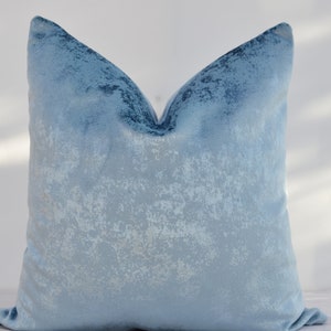 Blue Velvet Pillow Cover,Blue Pillow Cover