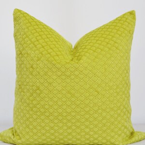 Green Velvet Pillow Cover ,Geometric Velvet Pillow, Designer  Pillow Cover