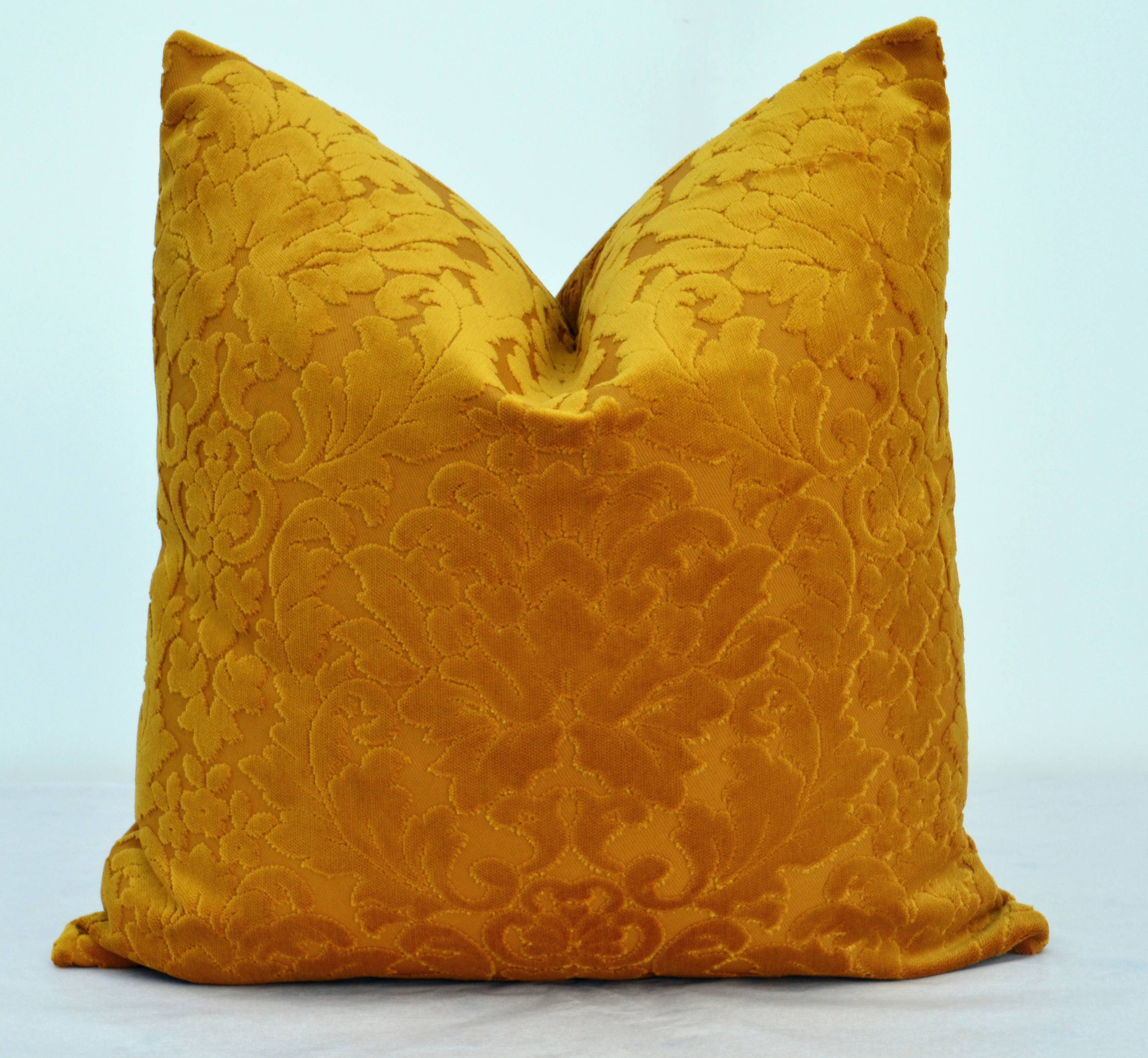 Mustard Velvet Pillow CoverYellow Velvet Pillow Cover Etsy