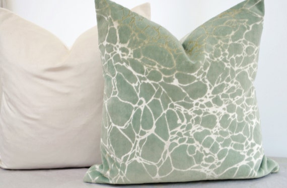 Green Pillow Cover,Green Velvet Pillow Cover,Mint Green Velvet Pillow Cover,Silver Velvet Pillow Cover