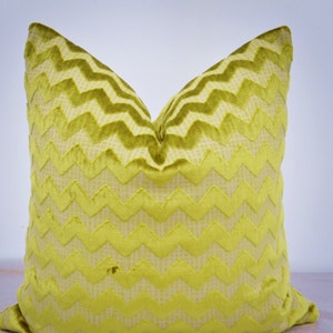 Green Velvet Pillow Cover ,Geometric Velvet Pillow, Designer  Pillow Cover,Pistacio Green Velvet Pillow Cover