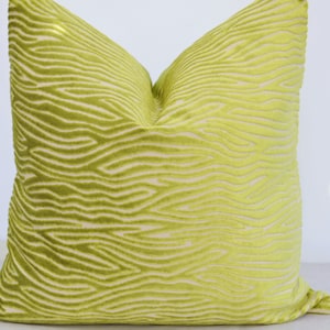 Green Velvet Pillow Cover ,Geometric Velvet Pillow, Designer  Pillow Cover,Pistacio Green Velvet Pillow Cover, Blue Velvet Pillow Cover