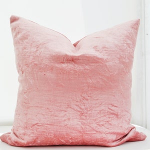 Pink  Velvet Pillow Cover Pink Pillow Cover Pink Velvet Cushion Cover Pink Cushion Cover pink accent pillow cover pink throw pillow