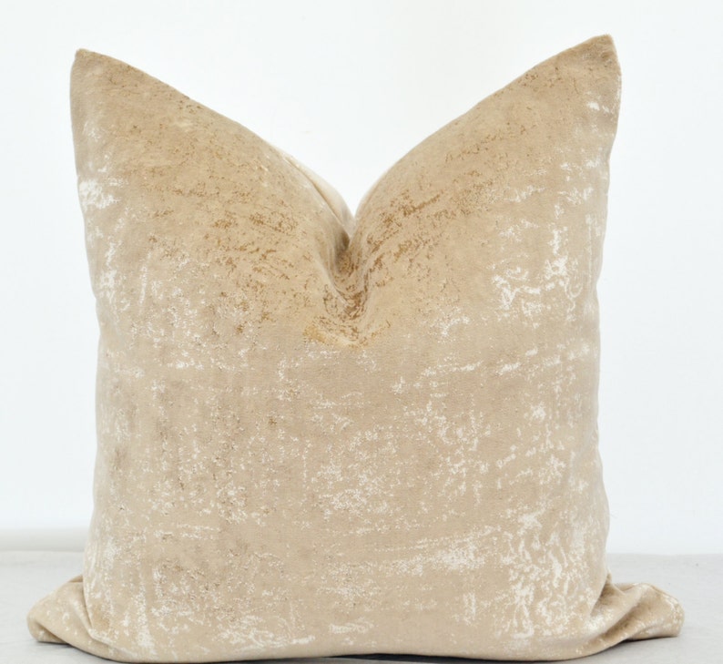 Sand Velvet Pillow Cover Beige Velvet Pillow Cover Cream Etsy