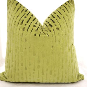 Green Velvet Pillow Cover,Patterned Velvet Pillow Cover,Modern Velvet Pillow Cover,Eclectic Velvet Pillow