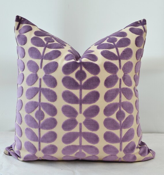Lavender Pillow CoverLavender Velvet Lavender Pillow, Lilac Velvet Pillow