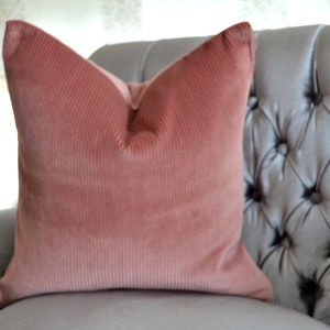 Pink Velvet Pillow Cover