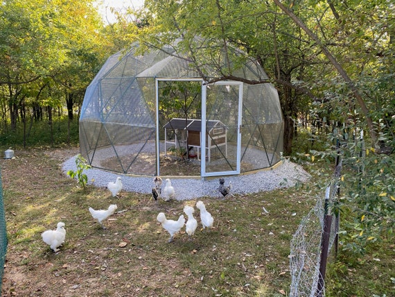 Volière extérieure du dôme géodésique de 20 pieds, cage de vol, enclos pour  animaux -  Canada