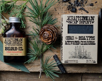 Beard Care Kit. Beard Oil & Natural Soap. Vegan Palm-Free Grooming Kit.