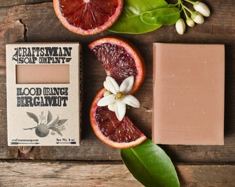 Bergamot Orange. Citrus Bar Soap. 100% All-Natural Handmade.