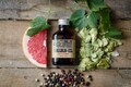 Beard Oil, Hops Flower. One Ounce Flask Bottle. 100% All-Natural Handmade.