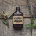 Aftershave, Brushwood Scent // Two Ounce Flask Bottle // Handmade with Natural Ingredients //