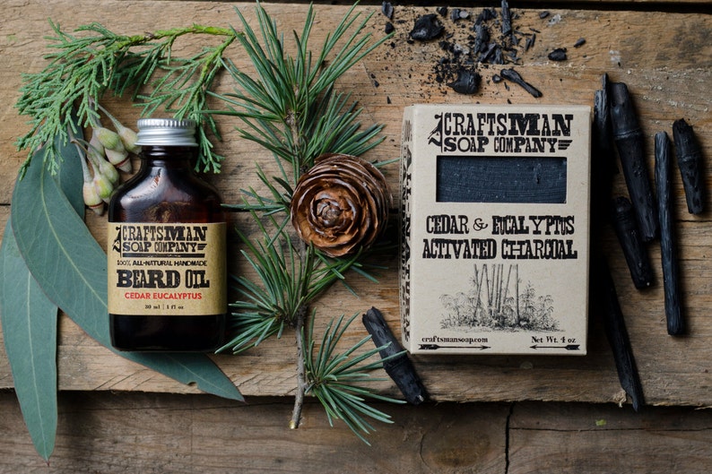 Beard Care Kit. Beard Oil & Natural Soap. Vegan Palm-Free image 1