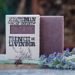 French Lavender. Floral & Balsamic Bar Soap. 100% All-Natural Handmade. image 2