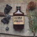 Aftershave, Campfire Scent // Two Ounce Flask Bottle // 100% All-Natural Handmade //