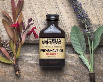 Pre-Shave Oil, One Ounce Flask