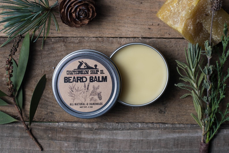 Beard Balm handmade with Local Beeswax and Natural Oils & Butters image 1