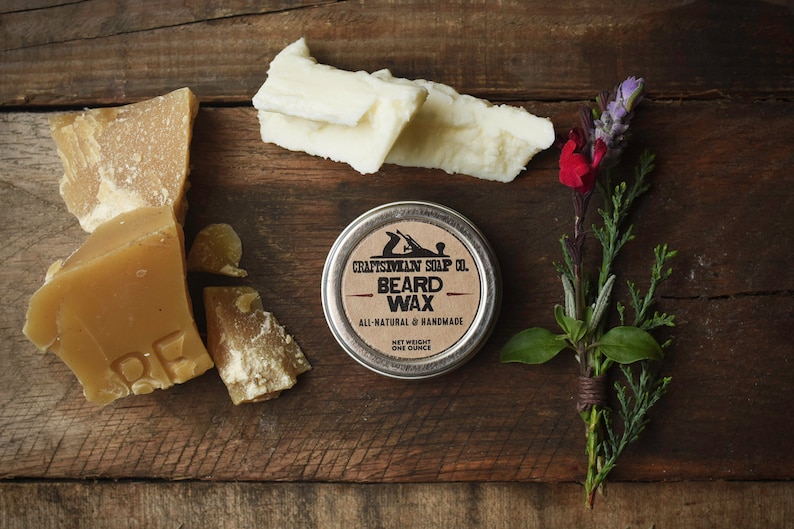 Beard Wax With Local Beeswax and Essential Oils Etsy