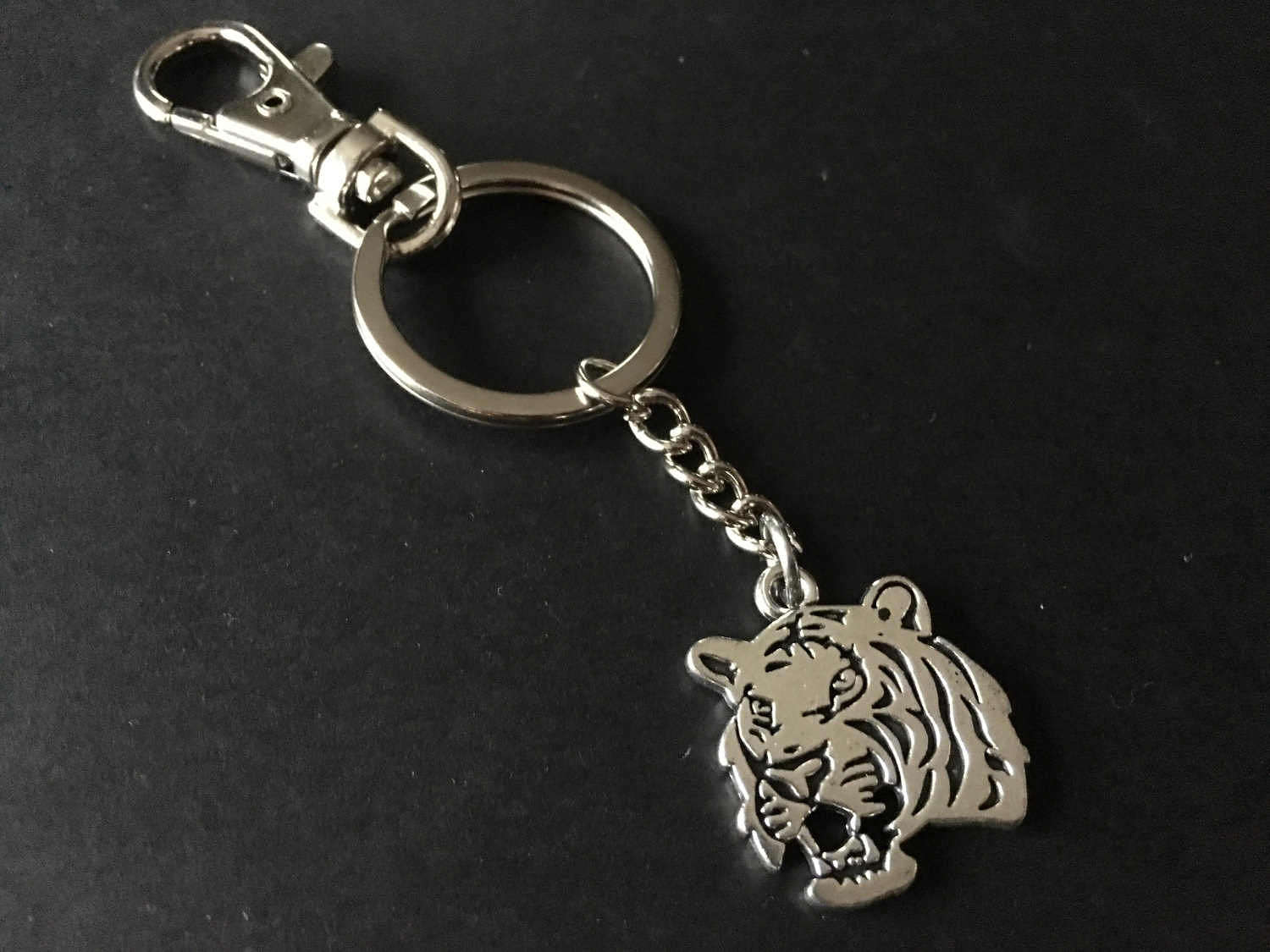 TIGER Key Ring Key Chain Etsy