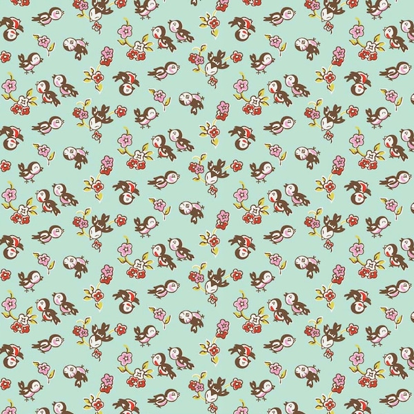 Riley Blake Designs - Milk Magpie Mint - C4343-MINT