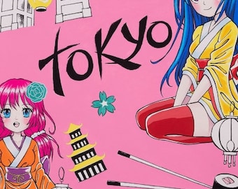 Alexander Henry - Tokyo Dream - 8876B - Hot Pink