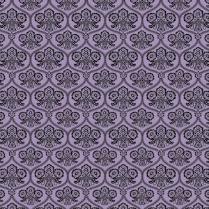 Riley Blake Designs - Haunting Damask Purple - C4671-PURPLE