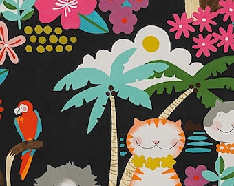 Alexander Henry - Meowy - #8816C - Black