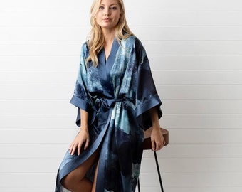 Midnight Ink Kimono Robe