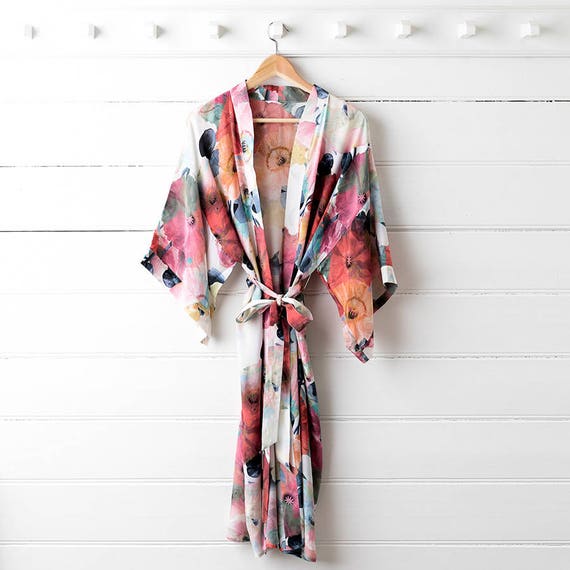 silk dressing gown