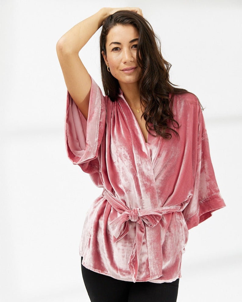 Musk Silk Velvet Kimono image 1