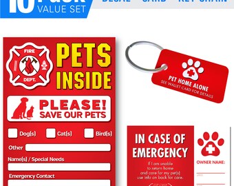 Key Rings /& Stickers I.C.E. ALLERGY In Case of Emergency Card Pack with Card