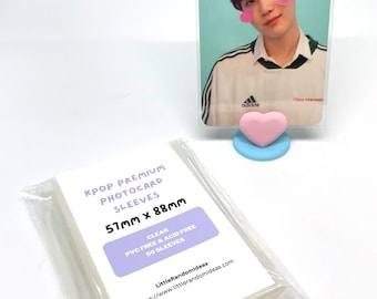 Premium Photocard Sleeves - 57mm X 88mm (purple Label) - Pack of 50 Sleeves  - PVC Free - Acid Free - Archival Safe - Etsy
