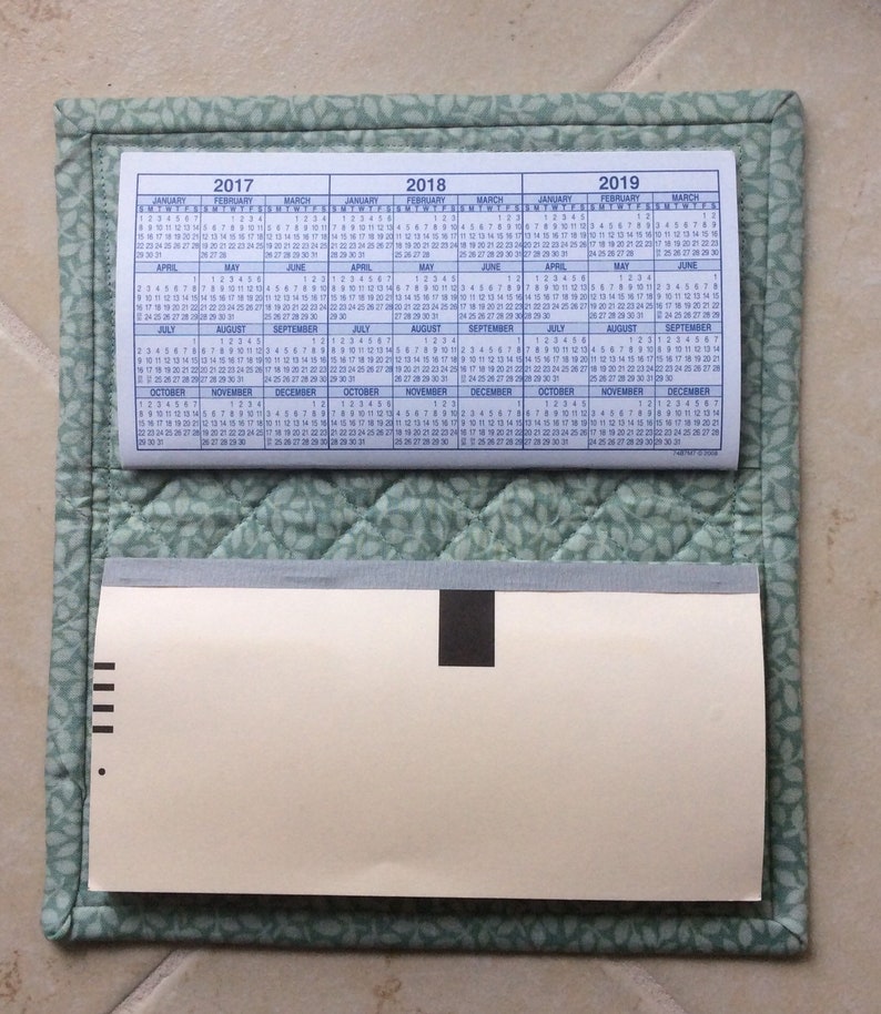 Purple Checkbook with Pen Holder Floral Checkbook Cover Handmade Fabric Checkbook Quilted Checkbook Cover Quilted Checkbook