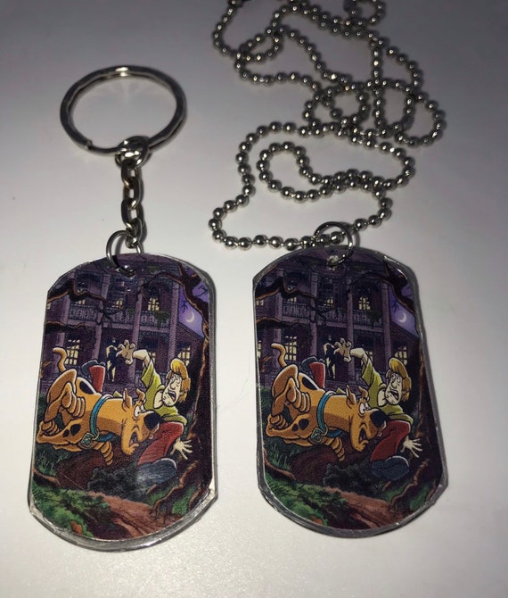 ScoobyDoo Handmade Dog Tag Necklace Etsy