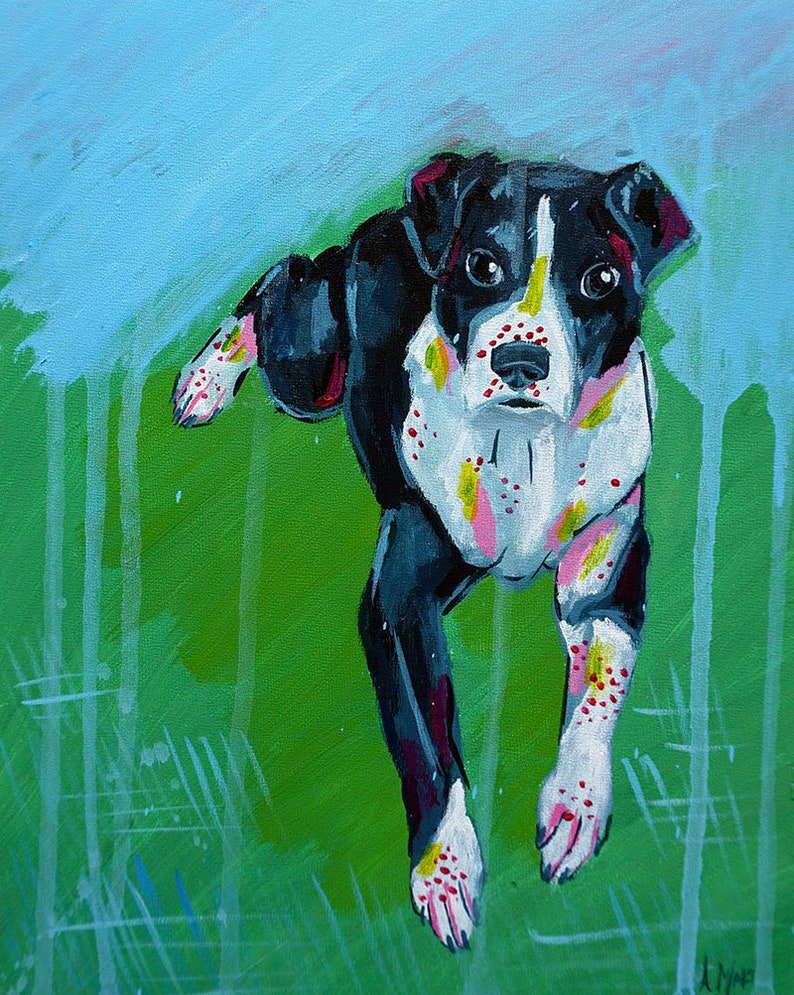 Custom Pet Portrait 8 x 10 Custom Pet Portrait Etsy