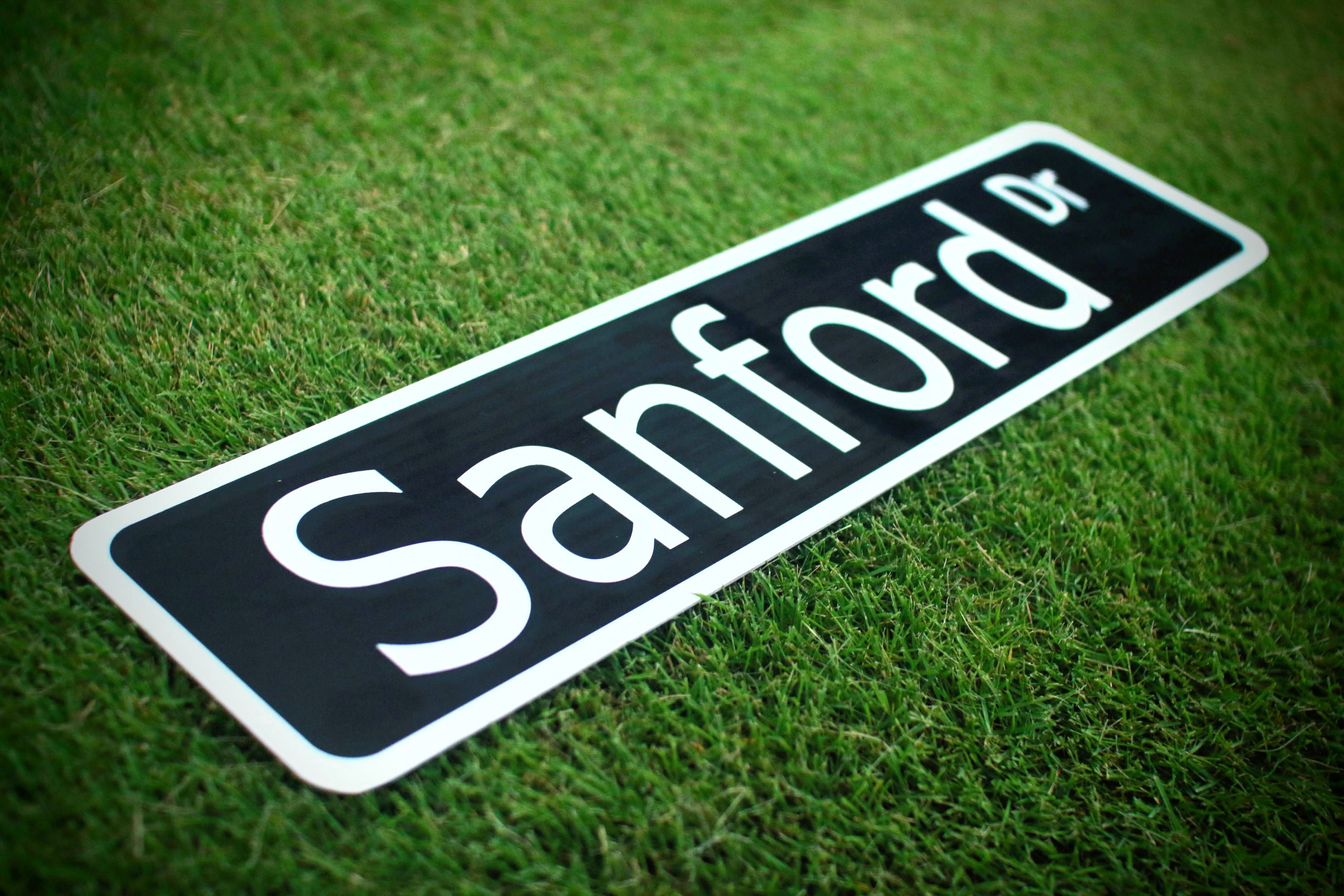 Personalized Reflective Street Sign // 6 X 30 Road Etsy