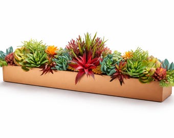 Colors of the Southwest Large Artificial Succulent Centerpiece