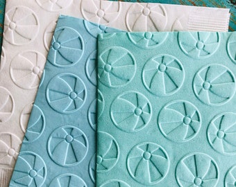 Beach Ball Napkin ~ Embossed Paper Napkins ~ Birthday ~ Anniversary ~ Pool Party ~ Beach ~ Summer ~ Picnic ~ Beverage ~ Luncheon ~ Cocktail