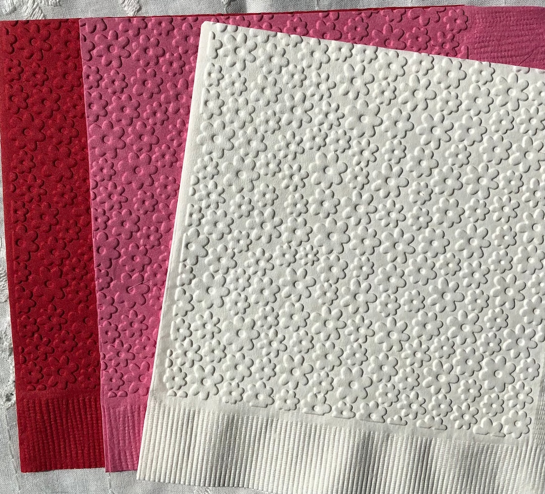 Dainty Daisy Napkin 3ply Embossed Paper Napkins Garden Party Picnic