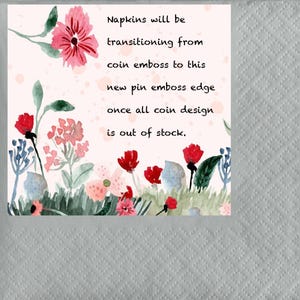 Snowman Napkin ~ Embossed Paper Napkins ~ Winter Wedding ~ Frozen Theme ~ Christmas Party ~ Hanukkah ~ Beverage ~ Dessert ~ Cocktail ~ Cake image 2