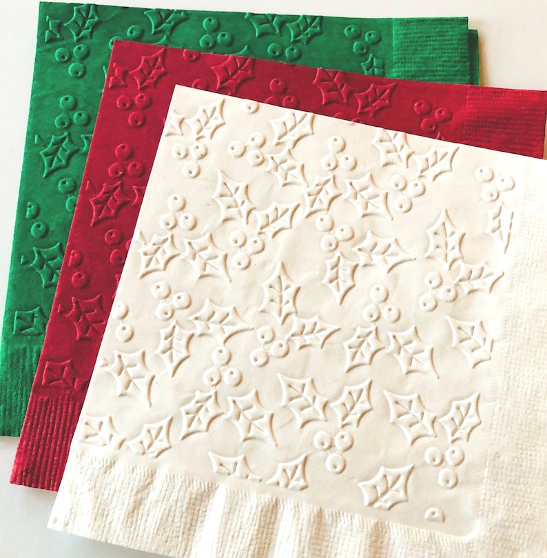 piknwildflowers Embossed Paper Napkin